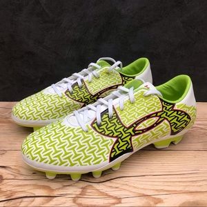 Green Under Armour Cleats 